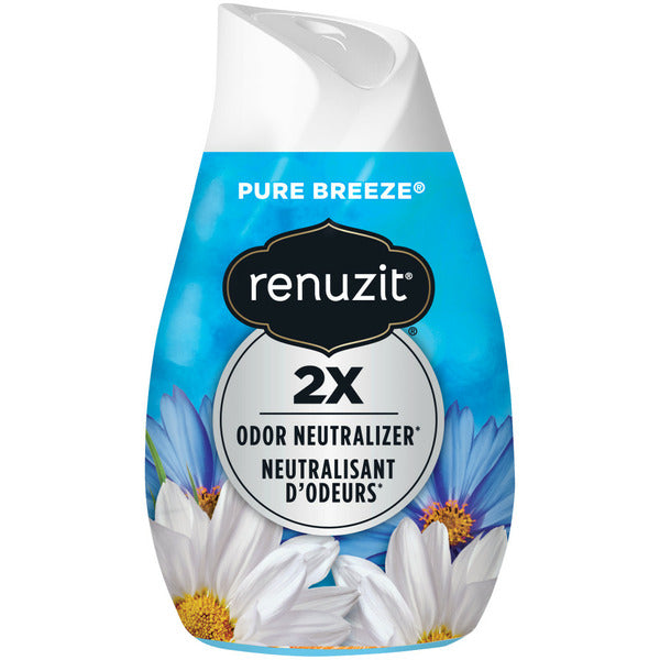 Renuzit Adjustable Solid Gel Air Freshener, Pure Breeze 7 oz
