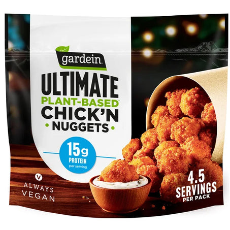 Gardein Ultimate Plant-Based Chick'n Nuggets, Frozen Meat Alternative