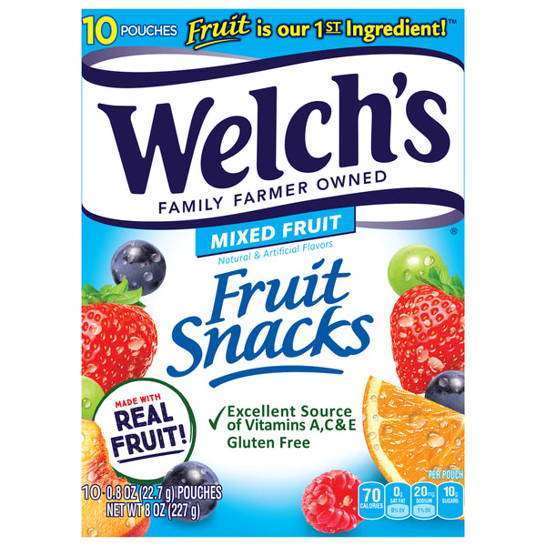 Welch's Fruit Snacks, Mixed Fruit 10 ct