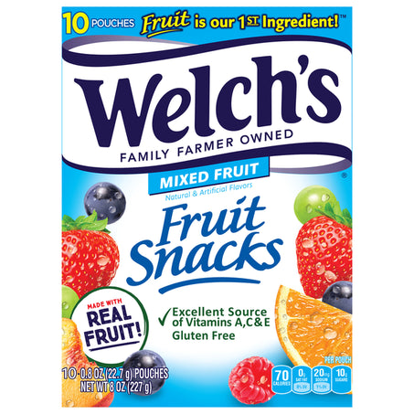 Welch's Fruit Snacks, Mixed Fruit 10 ct