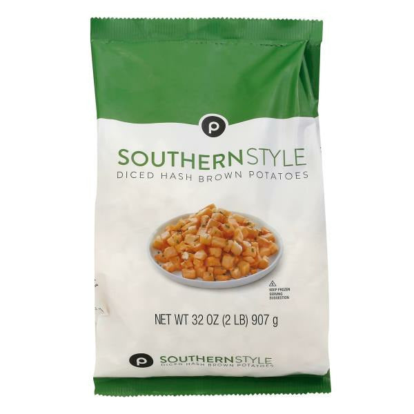 Publix Potatoes, Hash Brown, Southern Style, Diced 32 oz