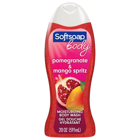 Softsoap Moisturizing Body Wash Gel, Pomegranate & Mango Spritz 20 fl oz