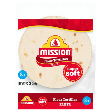 Mission Super Soft Fajita Size Flour Tortillas 8 ct