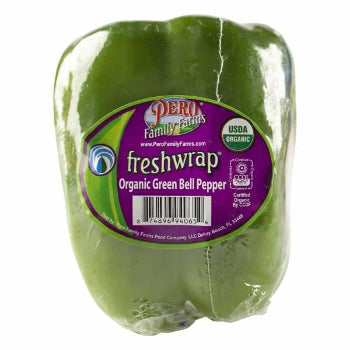 Pero Family Farms Freshwrap Organic Green Bell Pepper