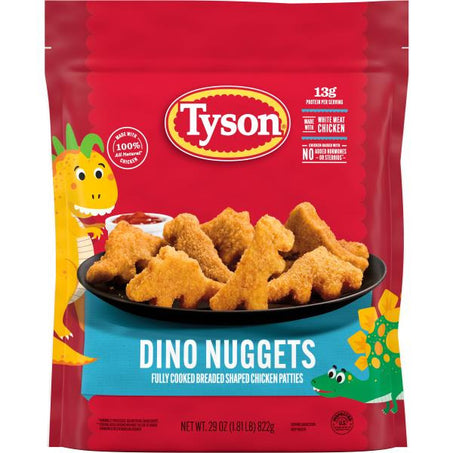 Tyson Frozen Breaded Shaped Chicken Patties Fun Nuggets 29 oz