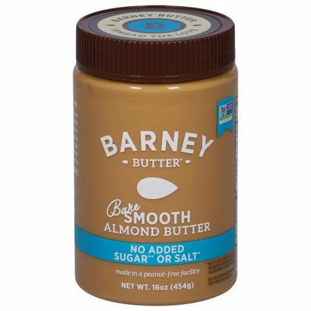 Barney Butter Almond Butter, Bare Smooth 16 oz