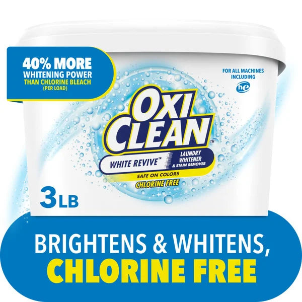 OxiClean White Revive Laundry Whitener And Stain Remover Powder 3 lb