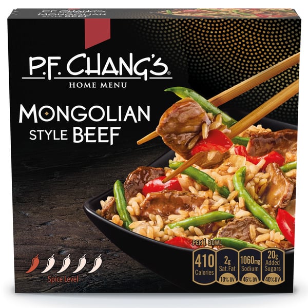 P.F. Chang's Home Menu Mongolian Style Beef Bowl