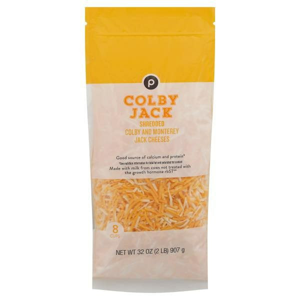 Publix Shredded Cheese, Colby Jack, 32 oz