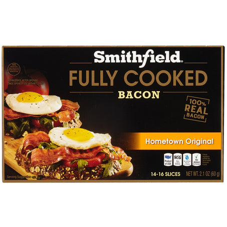Smithfield Fully Cooked Hometown Original Bacon Slices
