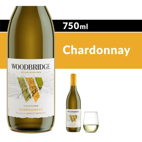 Woodbridge Chardonnay White Wine Bottle