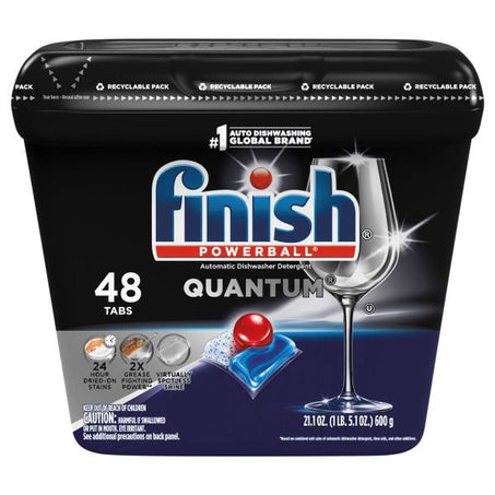 Finish® Quantum - 48ct - Dishwasher Detergent 48 ct