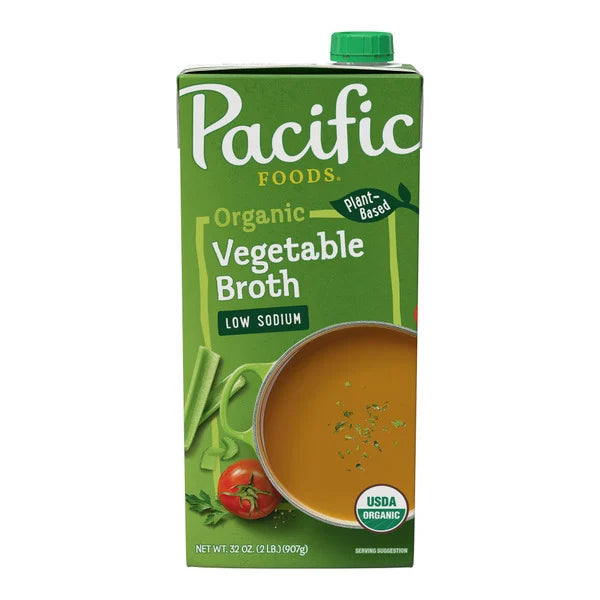 Pacific Foods Low Sodium Organic Vegetable Broth 32 fl oz
