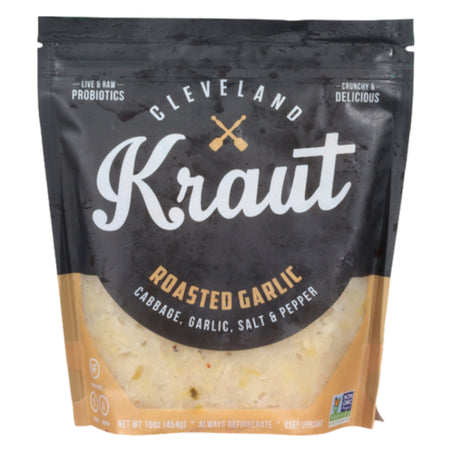 Cleveland Kitchen Kraut Roasted Garlic Probiotic Sauerkraut