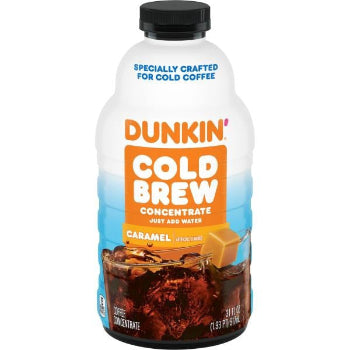 Dunkin' Coffee Concentrate, Cold Brew, Caramel