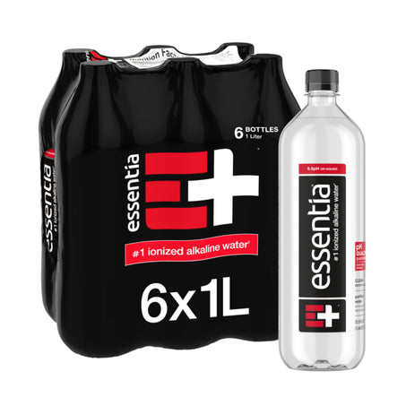 Essentia Bottled Water 1 L • 6 x 1 L