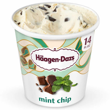 Haagen-Dazs Mint Chip Ice Cream Pint