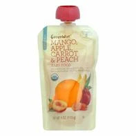 GreenWise Baby Food, Organic, Mango, Apple, Carrot & Peach, Stage 2
