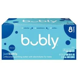 bubly Sparkling Water, justbubly Unflavored