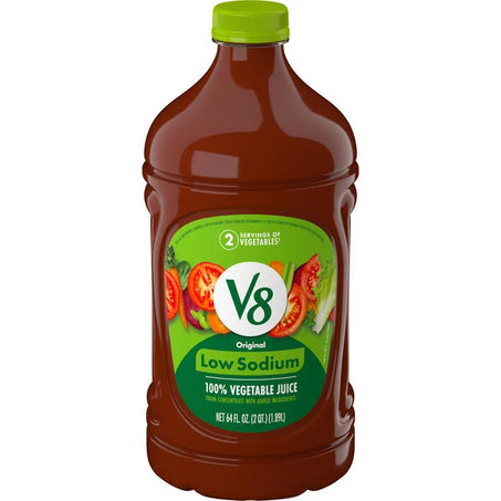 V8 Low Sodium Original 100% Vegetable Juice 64 fl oz