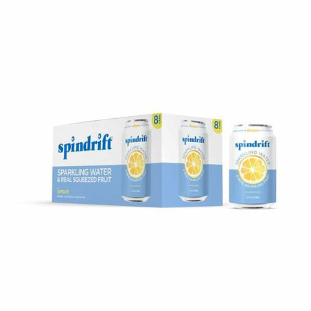 Spindrift Sparkling Water Lemon 8 x 12 fl oz