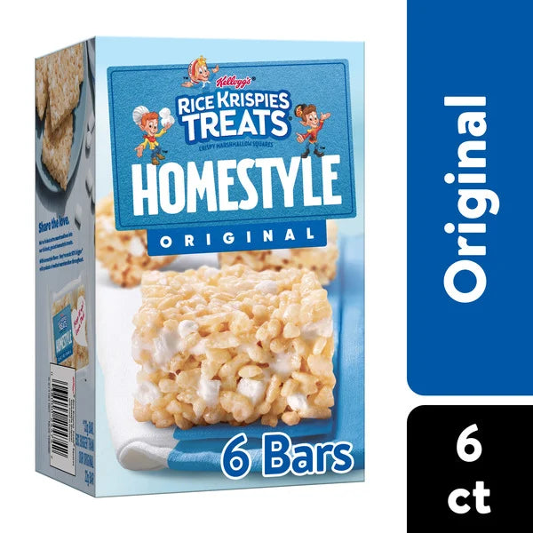 Kellogg's Rice Krispies Treats, Homestyle 6 Count