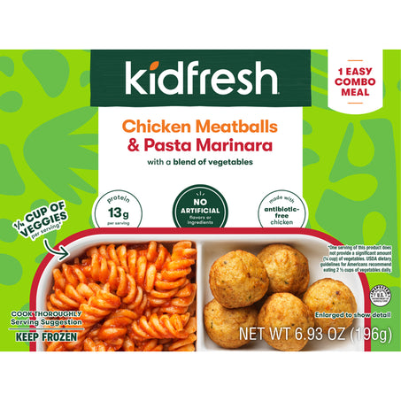 Kidfresh Chicken Meatballs & Pasta Marinara