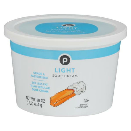 Publix Sour Cream, Light 16 oz