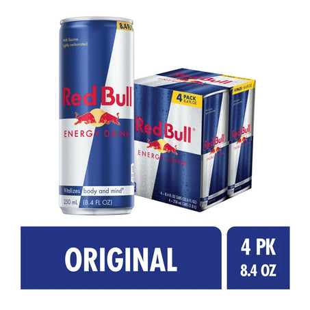 Red Bull Energy Drink 4-pack (8.4 fl oz cans)