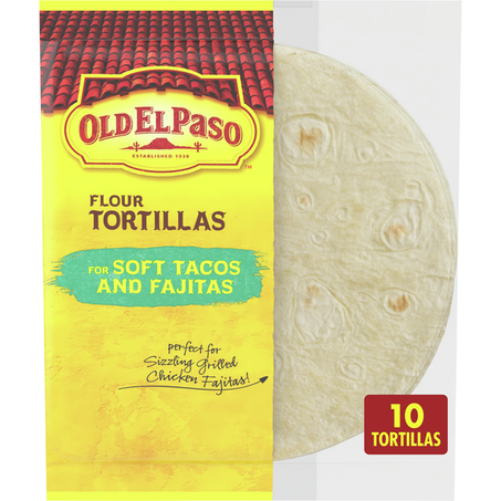 Old El Paso Flour Tortillas, For Soft Tacos and Fajitas