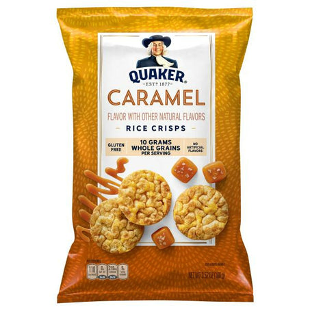 Quaker Rice Crisps, Caramel 3.03 oz