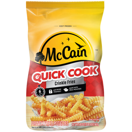 McCain Quick Cook Crinkle Fries, 20 oz (Frozen Potatoes)