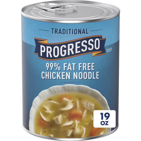 Progresso Traditional, 99% Fat Free Chicken Noodle Canned Soup 19 oz