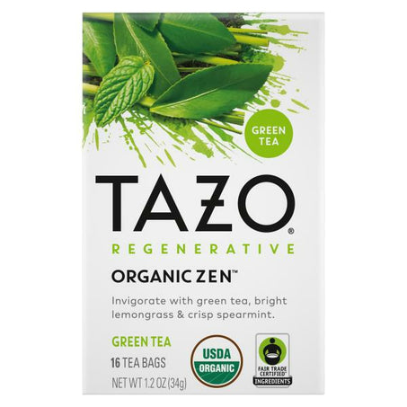 TAZO Tea Organic Green Tea Bags Zen