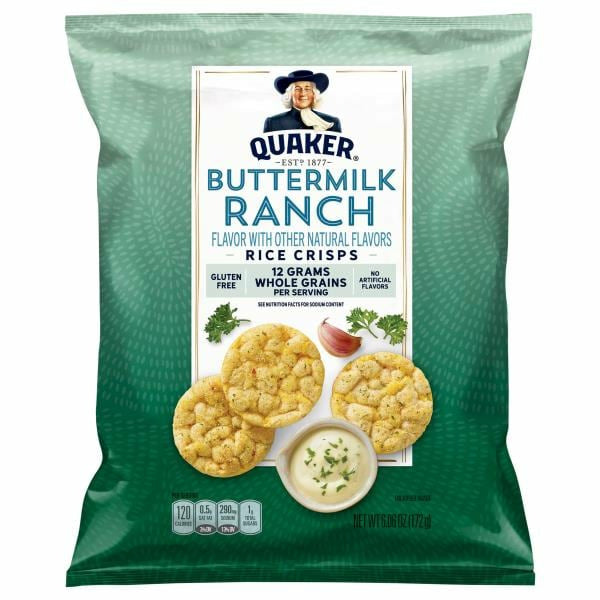 Quaker Rice Crisps, Buttermilk Ranch 6.06 oz
