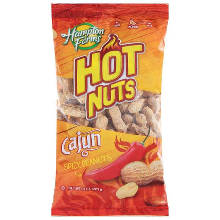 Hampton Farms Peanuts, Cajun 10 oz