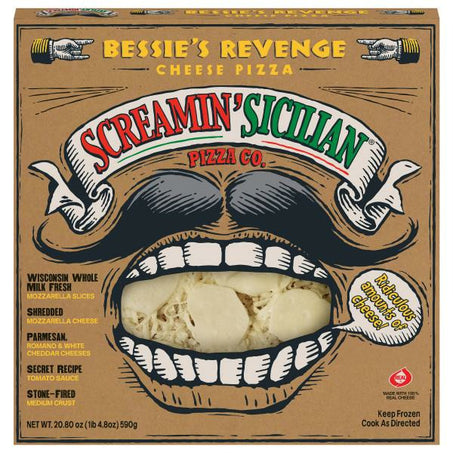Screamin' Sicilian Pizza, Cheese, Bessie's Revenge