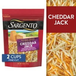 Sargento Cheese - Shredded Cheddar Jack 8.00 oz