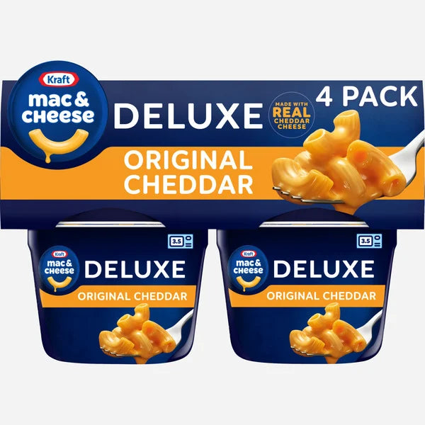Kraft Deluxe Mac & Cheese Macaroni and Cheese Microwaveable Dinner
