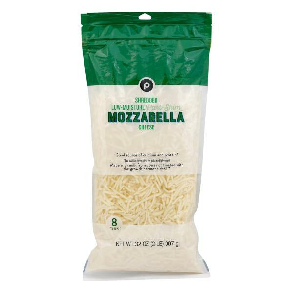 Publix Cheese, Part-Skim, Mozzarella, Low-Moisture, Shredded 32 oz