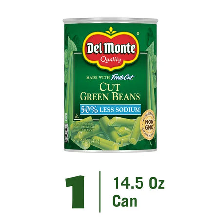 Del Monte Green Beans, Cut 14.5 oz