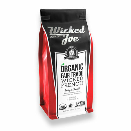 Wicked Joe Organic Coffees Wicked French, Ground 12 oz