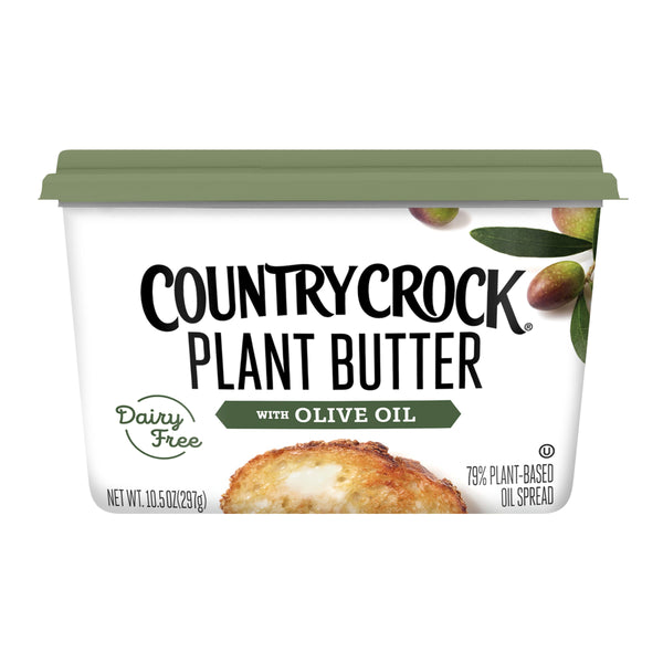 Country Crock Dairy Free Plant Butter with Olive Oil Tub 10.5 oz