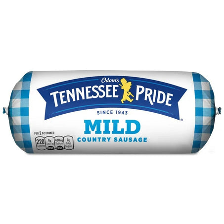 Odom's Tennessee Pride Mild Sausage, Frozen Breakfast Sausage Roll