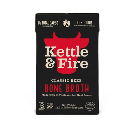 Kettle & Fire Beef Bone Broth 16.9 oz