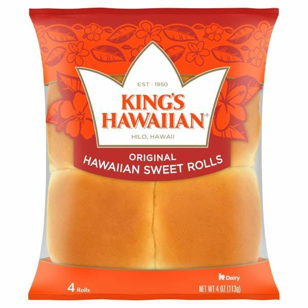King's Hawaiian Original Hawaiian Sweet Rolls 4PK