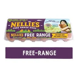 Nellies Nellie's Free Range Eggs 12 ct