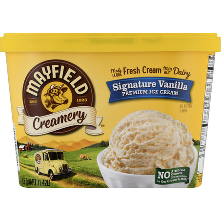 Mayfield Dairy Farms Ice Cream, Premium, Signature Vanilla