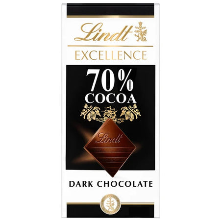 Lindt Excellence 70% Cocoa Dark Chocolate Candy Bar 3.5 oz