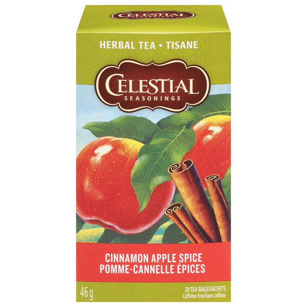 Celestial Seasonings Herbal Tea, Caffeine Free, Cinnamon Apple Spice, Tea Bags 20 ct